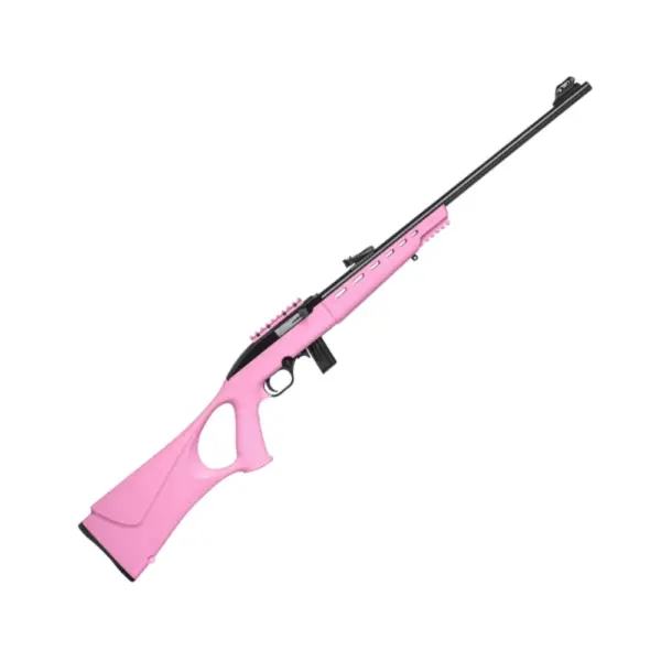 Rifle CBC 7022 Way Semiautomático Calibre .22LR Cano 21" Oxidado Coronha Thumbhole Polimero Rosa