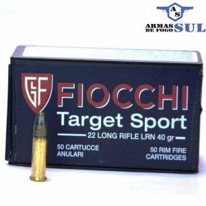 Munição Fiocchi 22 LR Target Sport 40gr – Cx 50