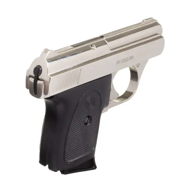 Pistola Alfa Proj Brno A.T.C CZ3035 Calibre .25 Cano 2,12" Nickel - Imagem 4