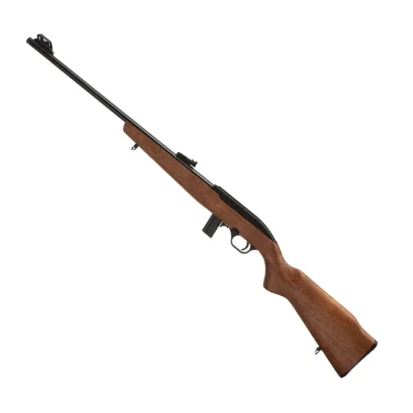 Rifle CBC 7022 Semiautomático Calibre .22LR Cano 21" Oxidado Coronha Madeira - Imagem 2