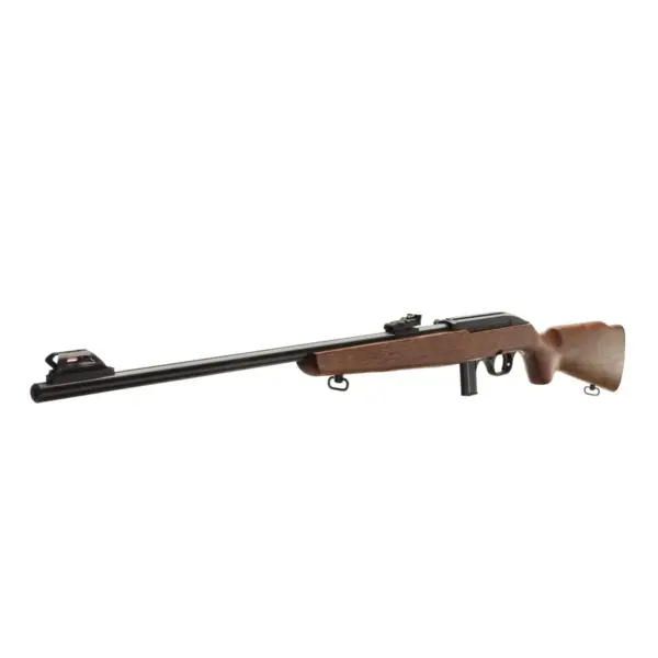 Rifle CBC 7022 Semiautomático Calibre .22LR Cano 21" Oxidado Coronha Madeira - Imagem 3