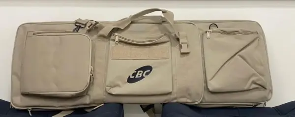 Rifle  CBC Delta Cal.22LR Cano 14.5" Oxidado Coronha Retrátil Tan - Imagem 3